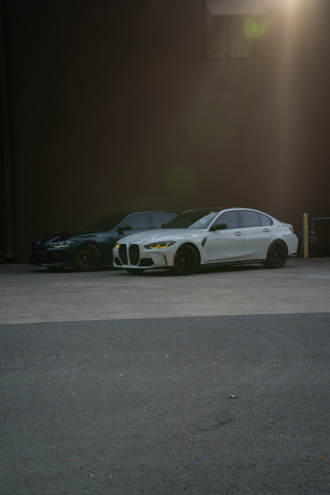 Luxury sports coupe on a dark background
