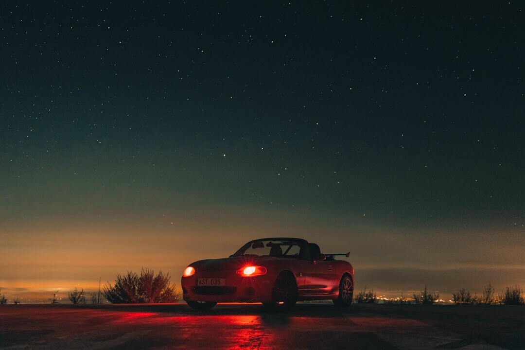 red sports car