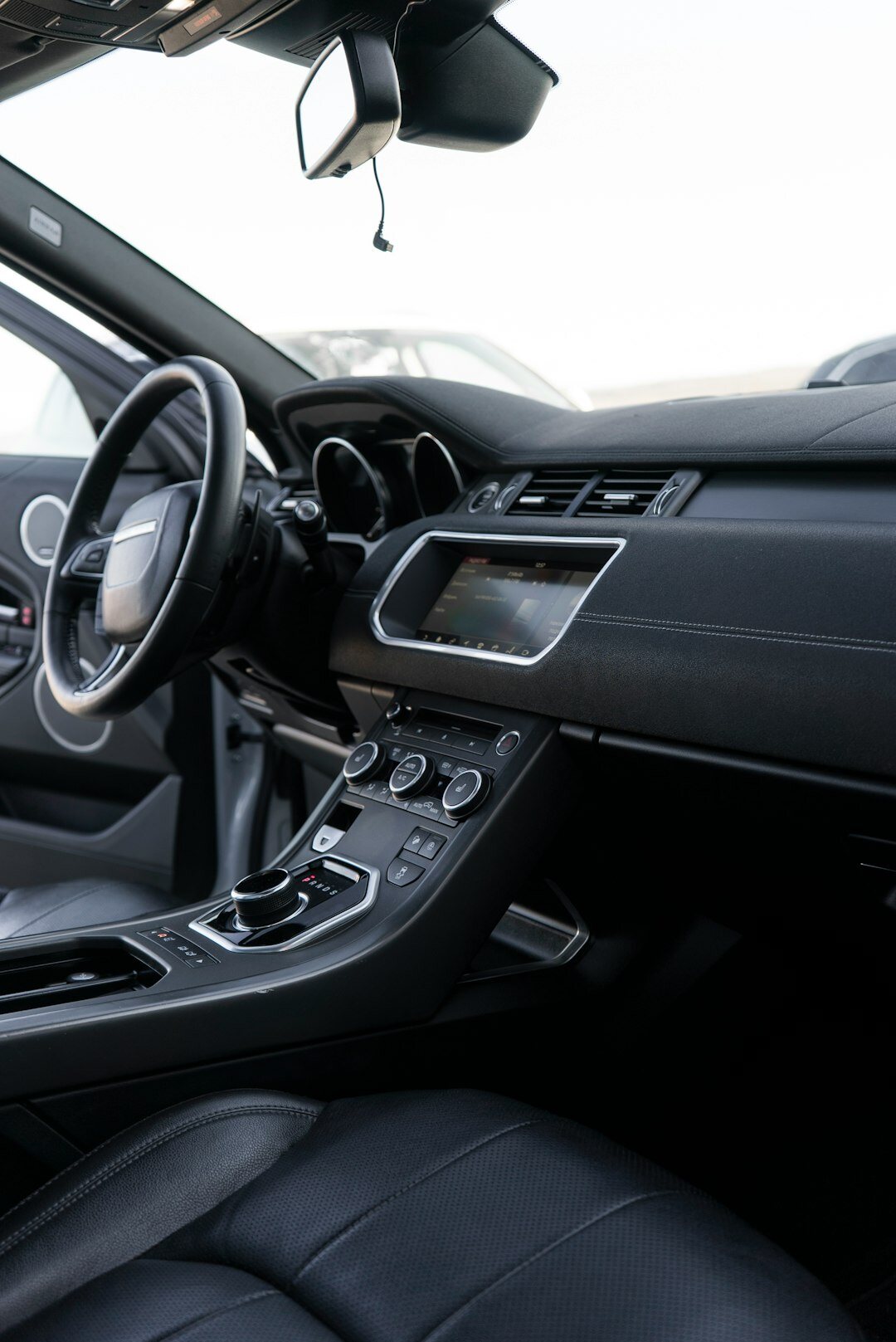 luxury car interior leather seats